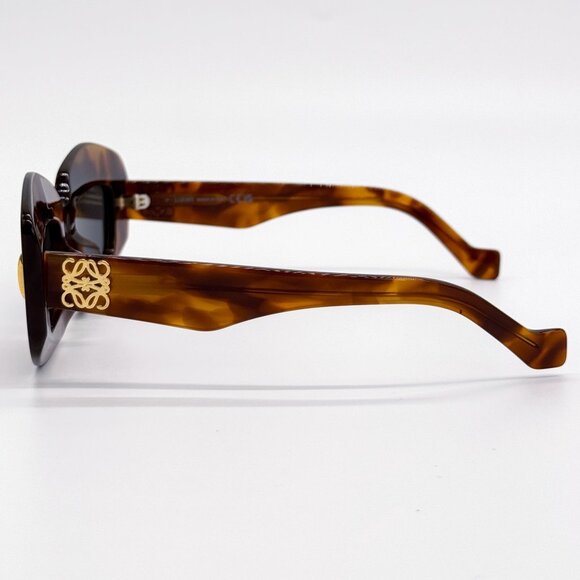 NEW LOEWE LW40114F 53A WOMEN SUNGLASSES HAVANA LOEWE EYEWEAR Loewe LW40114F 53A Sunglasses Blonde Havana Cat Eye Frame main image 2